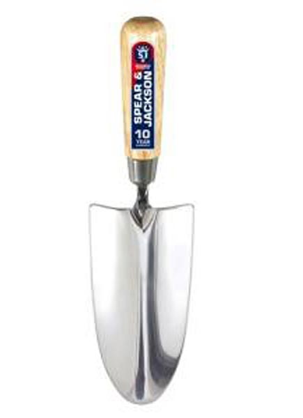 SPEAR & JACKSON - HAND TROWEL - STAINLESS STEEL HEAD 